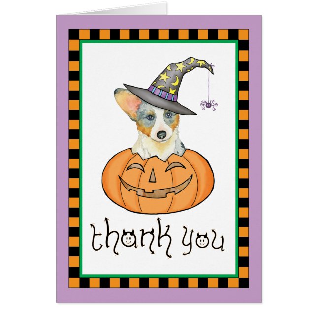 Halloween Cardigan Welsh Corgi (Vorne)