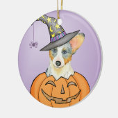 Halloween Cardigan Welsh Corgi Keramik Ornament (Links)