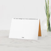 Halloween Cards Benutzerdefinierte Halloween-Karte Karte (Rückseite)