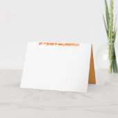 Halloween Cards Benutzerdefinierte Halloween-Party Einladung (Rückseite)