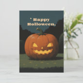 Halloween Cards Einladung (Stehend Vorderseite)