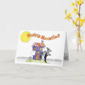 Halloween Cards Karte (Gelbe Blume)