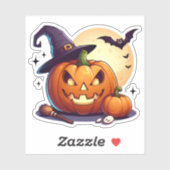 Halloween-Cartoon Aufkleber (Blatt)