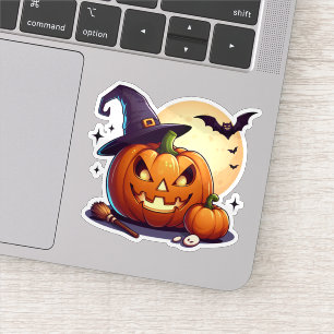 Halloween-Cartoon Aufkleber