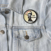 Halloween-Cartoon Button (Beispiel)