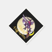 Halloween Cartoon Papierserviette (Ecke)