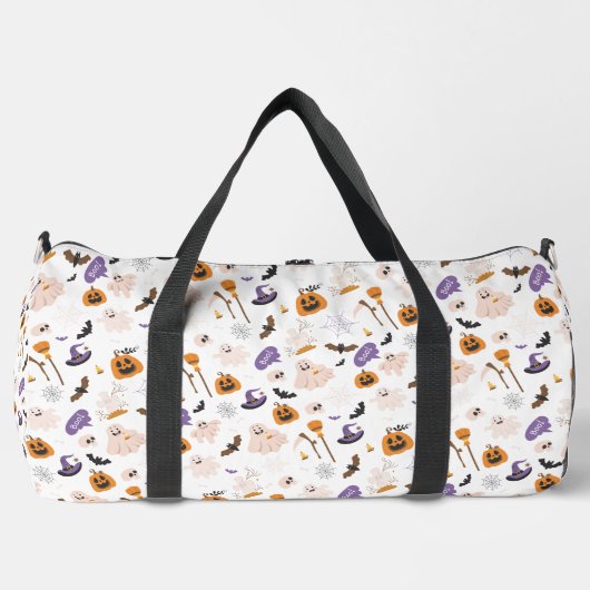Halloween Cartoon Pattern Duffle Bag (Vorderseite)