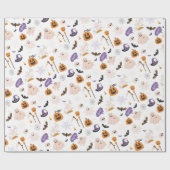 Halloween Cartoon Pattern Geschenkpapier (Flach)