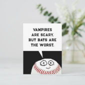 Halloween-Cartoon Postkarte (Stehend Vorderseite)