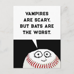 Halloween-Cartoon Postkarte