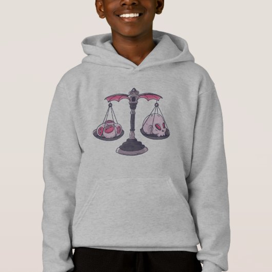 Halloween Cartoon Skull Hoodie (Vorderseite)