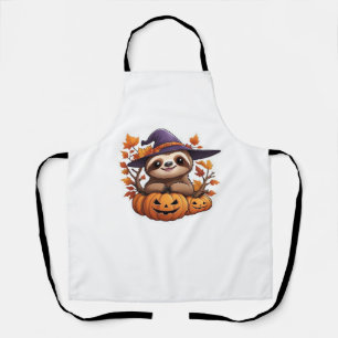 Halloween Cartoon Sloth Classic T - Shirt Schürze