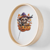 Halloween Cartoon Sloth Classic T - Shirt Uhr (Winkel)