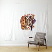 Halloween Cartoon Sloth Classic T - Shirt Wandteppich (Beispiel (Horizontal))