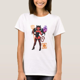 Halloween Cartoon Succubus - Dunkel & spielerisch T-Shirt