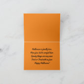 Halloween Carved Pumpkins Card Dankeskarte (Innenseite)