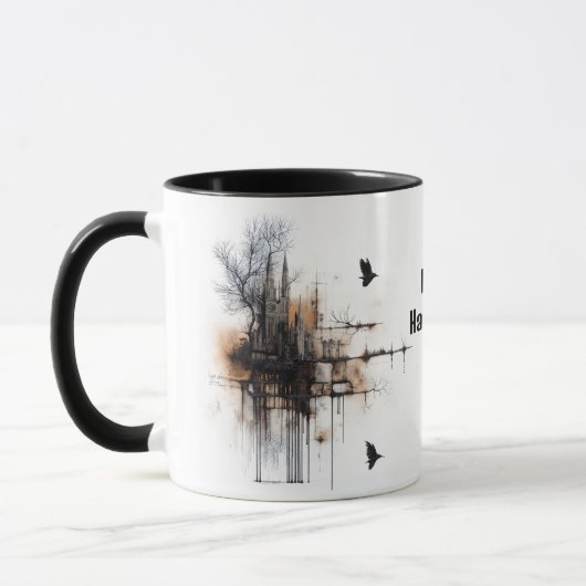 Halloween Castle Cup - Happy halloween Tasse (Links)