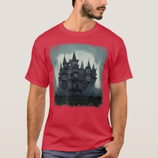 Halloween Castle im großen Tageslicht Horror Spuk T-Shirt