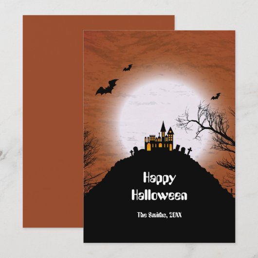 Halloween Castle Moon Halloween (Vorne/Hinten)