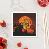 Halloween Castle Paper Napkin Serviette (Beispiel)