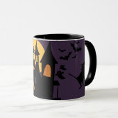 Halloween Castle Tasse - Magische Nachtszene (VorderseiteRechts)