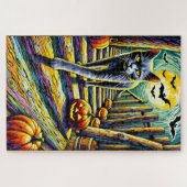 Halloween Cat 1000 Piece Puzzle (Horizontal)
