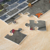 Halloween Cat and Book Shop Puzzle (Seite)
