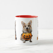 Halloween Cat and Dog" Niedliche Tasse Herbst (Zentrum)