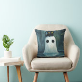 Halloween Cat and Ghost in Pool Kissen (Stuhl )