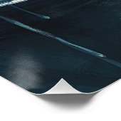 Halloween Cat and Ghost in Pool Poster (Ecke)