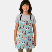 Halloween Cat and Hund in Kostümkindern Schürze (Insitu)