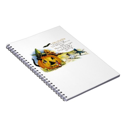 Halloween Cat and Mouse Notizblock (Rechte Seite)