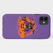 Halloween Cat and Pumpkins Case-Mate iPhone Hülle (Rückseite (Horizontal))