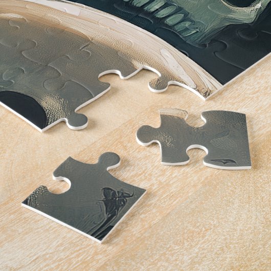 Halloween Cat and Skulls Puzzle (Seite)