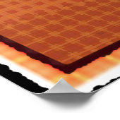 Halloween Cat Art Poster (Ecke)