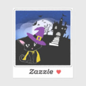 Halloween Cat Aufkleber (Blatt)