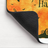 Halloween Cat Beängstigend surreal Die Atmosphäre Mousepad (Ecke)