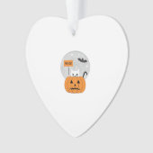 Halloween  Cat  Boo  Illustration Classic T-Shirt Ornament (Vorderseite)