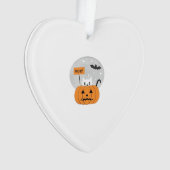 Halloween  Cat  Boo  Illustration Classic T-Shirt Ornament (Vorderseite)