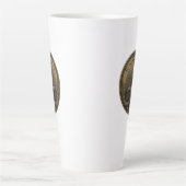 Halloween Cat Bronze Milchtasse (Vorderseite)