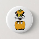 Halloween Cat Button (Vorderseite)