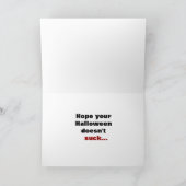 Halloween Cat Card Funny Niedlich Adortable Best Karte (Innenseite)