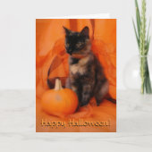 Halloween Cat Card Karte (Vorderseite)