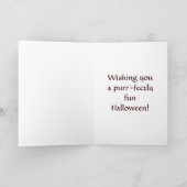 Halloween Cat Card Karte (Innenseite)