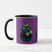 Halloween Cat Coffee Tasse (Links)