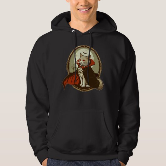 Halloween Cat, Count Catula Hoodie (Vorderseite)