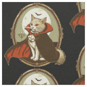 Halloween Cat, Count Catula Stoff (Nahaufnahme)