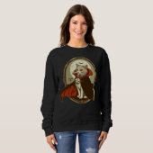 Halloween Cat, Count Catula Sweatshirt (Vorne ganz)