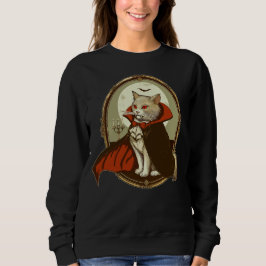 Halloween Cat, Count Catula Sweatshirt