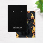 Halloween Cat Earring Display Card (Schreibtisch)